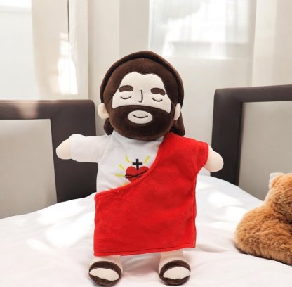 🎁Last Day Promotion 49% OFF-✝️Comforting Christ - Jesus Breathing Plushie💖