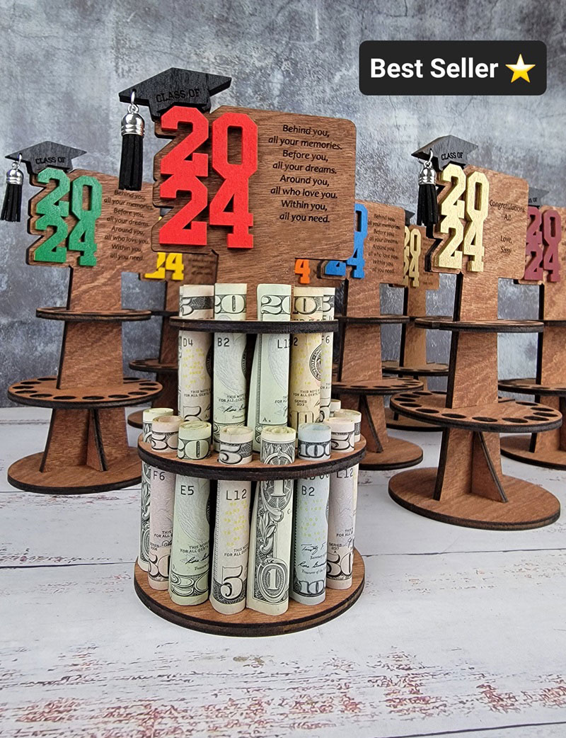 Tiered Graduation Money Cake - BUY 2 FREE SHIPPING
