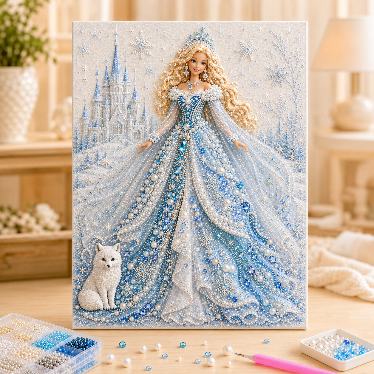 Last Day 49% OFF - Fashion Doll Pearl Art DIY Kit