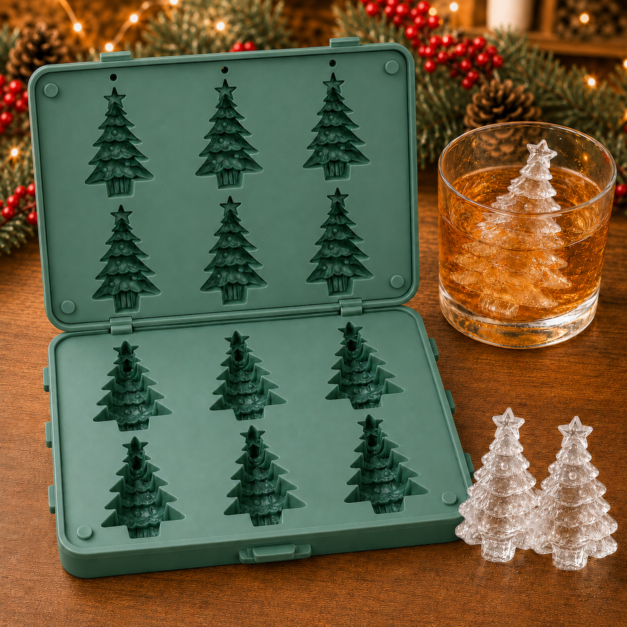 🎄 Christmas 3D Ice Mold Collection