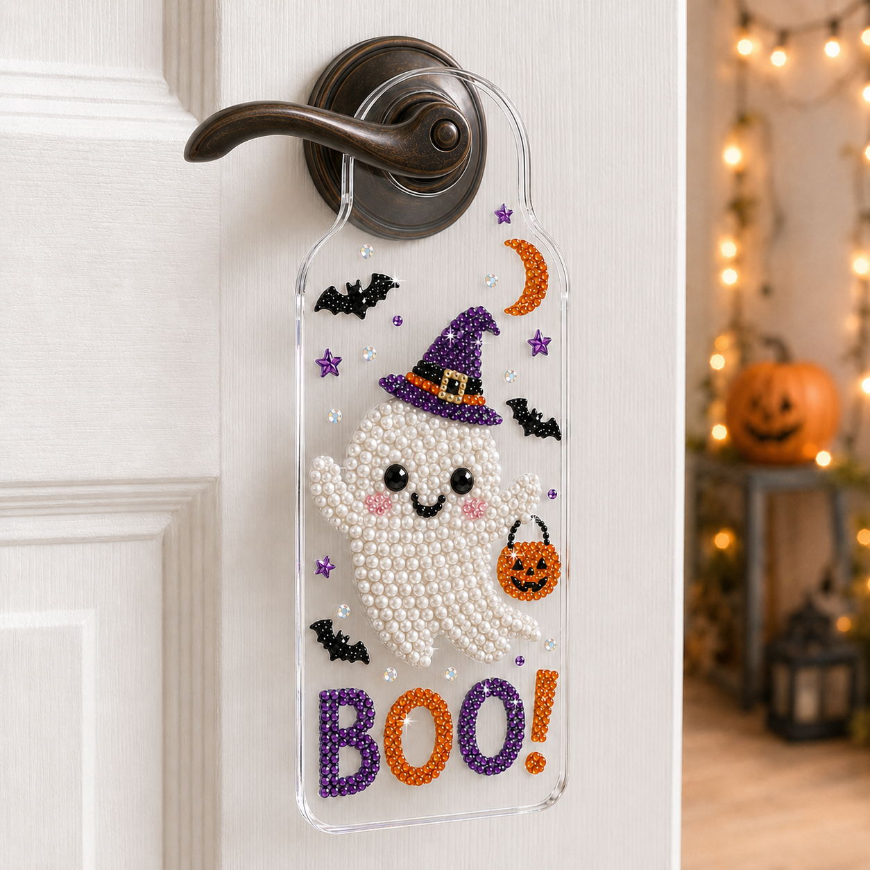 DIY Pearl & Crystal Door Hanger Kit – Sparkling Seasonal Hanging Décor