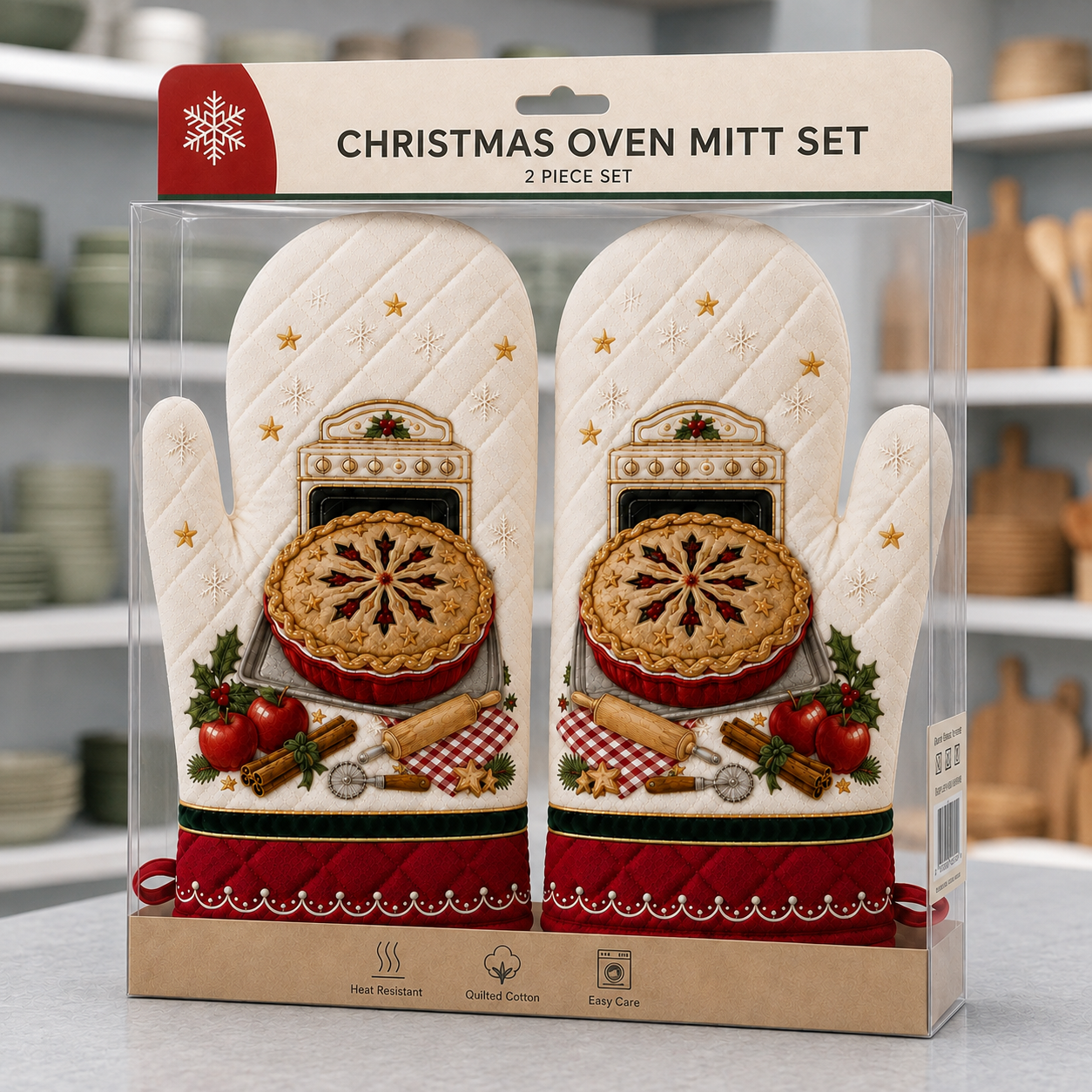 Limited time 49% OFF - Christmas Oven Mitt