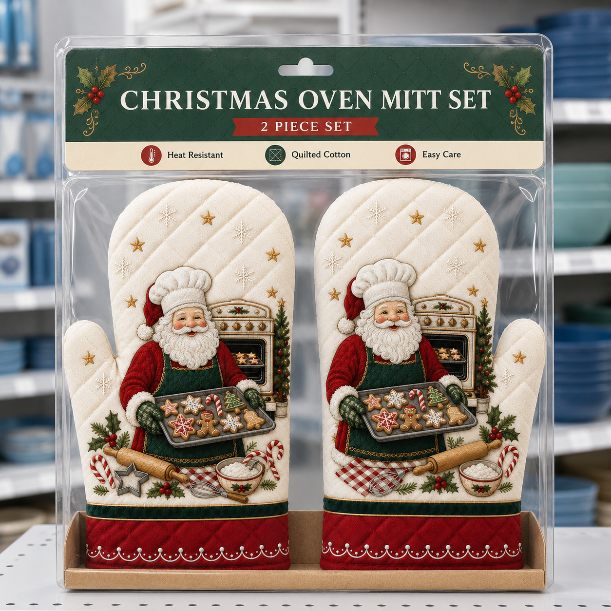 Limited time 49% OFF - Christmas Oven Mitt