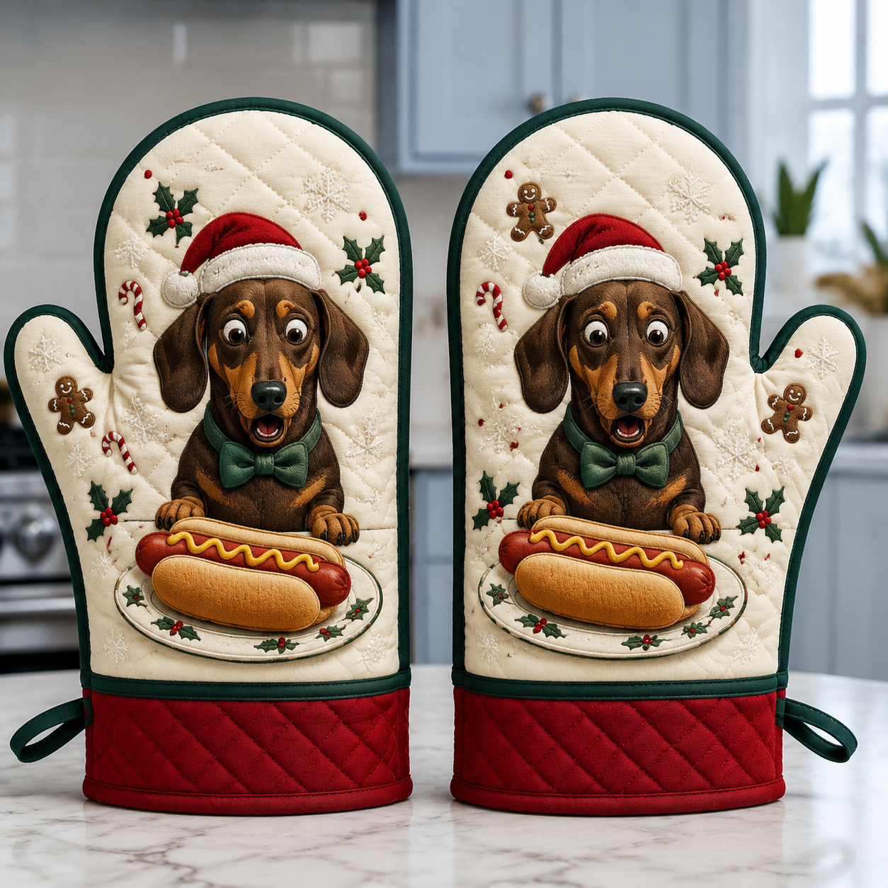 Limited time 49% OFF - Christmas Oven Mitt