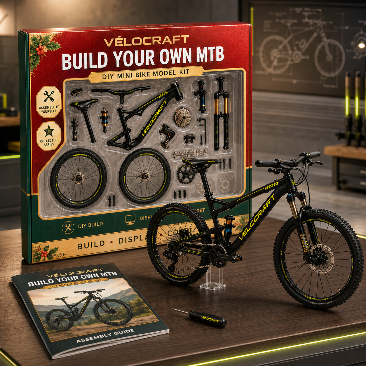 DIY Mountain Bike Model Kit – Build, Display & Collect