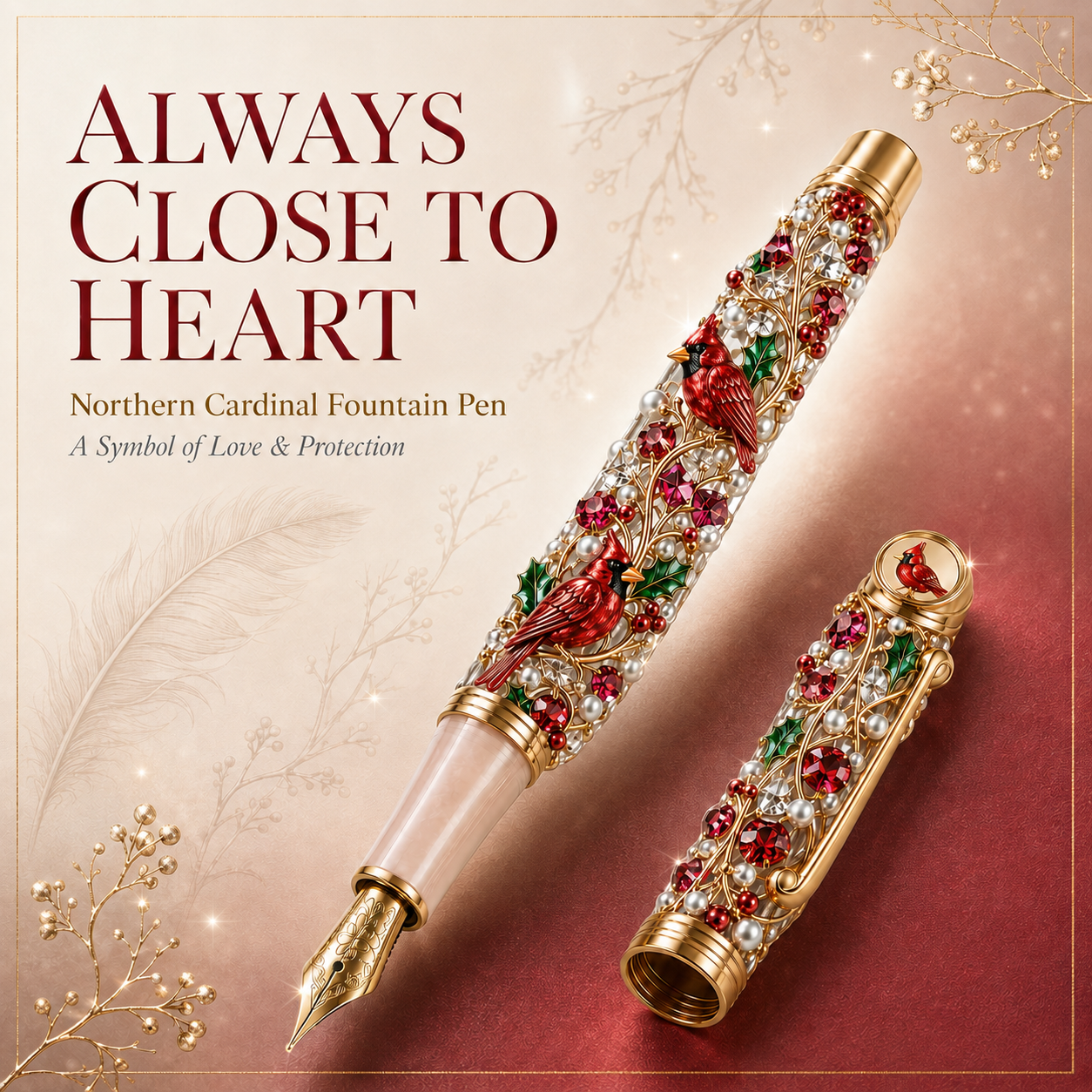 Crystal Botanical Fountain Pen Collection – Meaningful Gifts Inspired by Nature