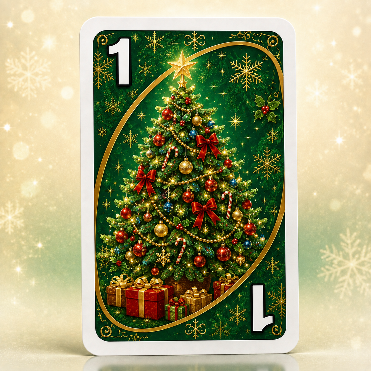 🃏UNO Christmas Edition🎄 – Holiday Family Card Game with 112 Festive Cards