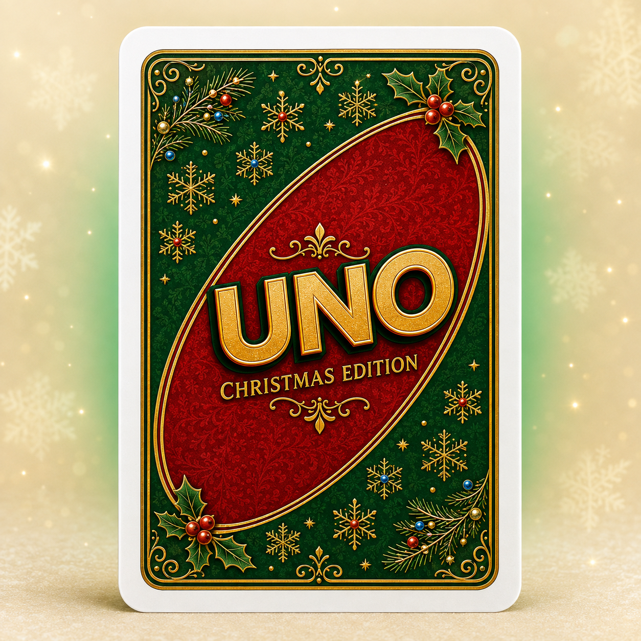 🃏UNO Christmas Edition🎄 – Holiday Family Card Game with 112 Festive Cards
