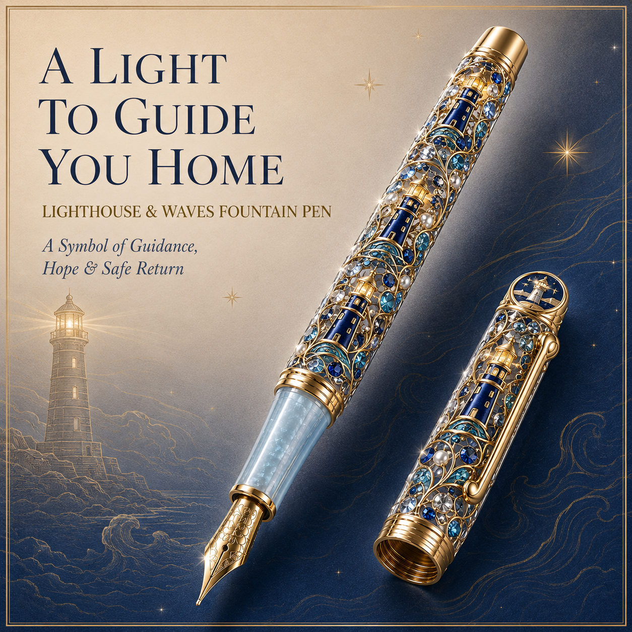 Crystal Botanical Fountain Pen Collection – Meaningful Gifts Inspired by Nature