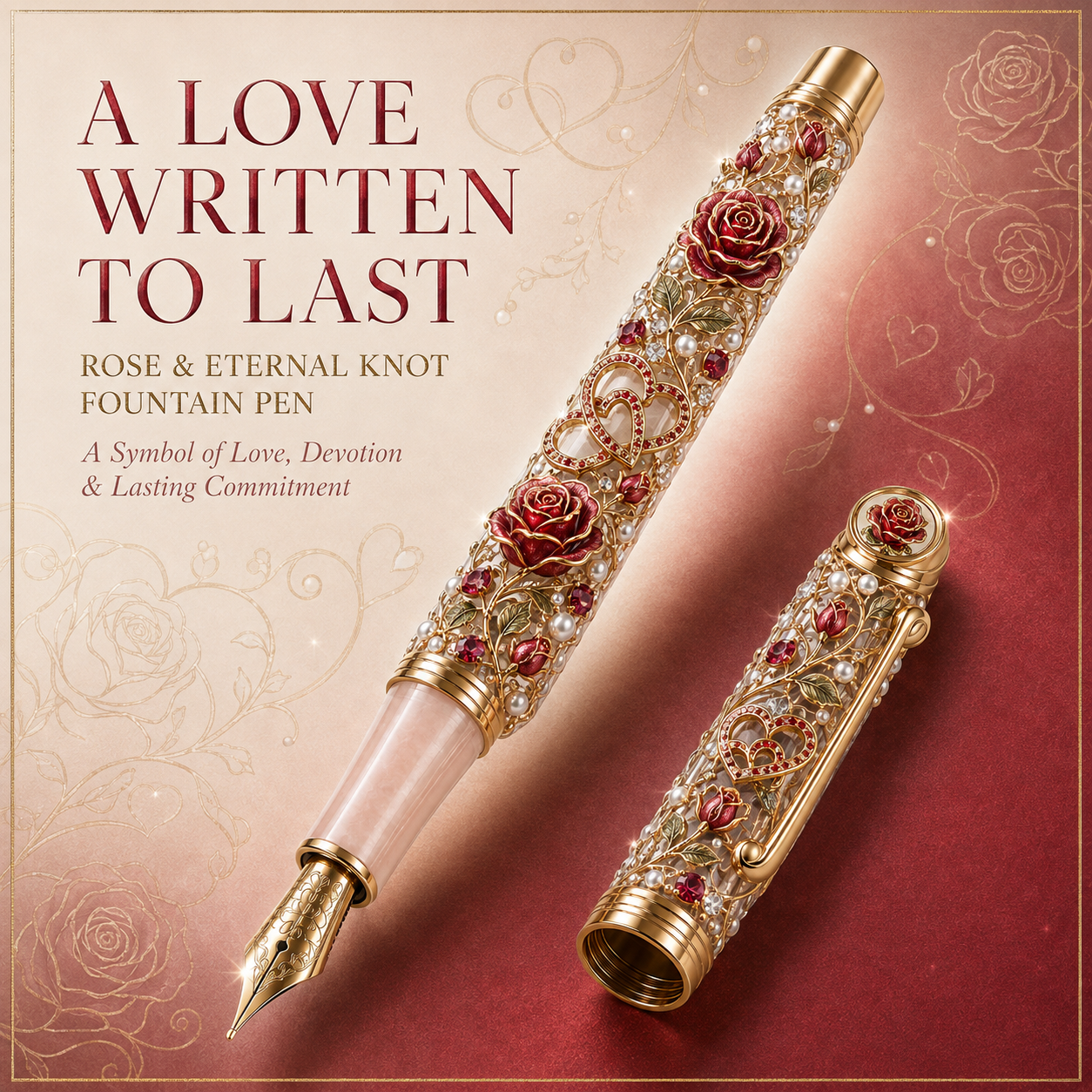 Crystal Botanical Fountain Pen Collection – Meaningful Gifts Inspired by Nature
