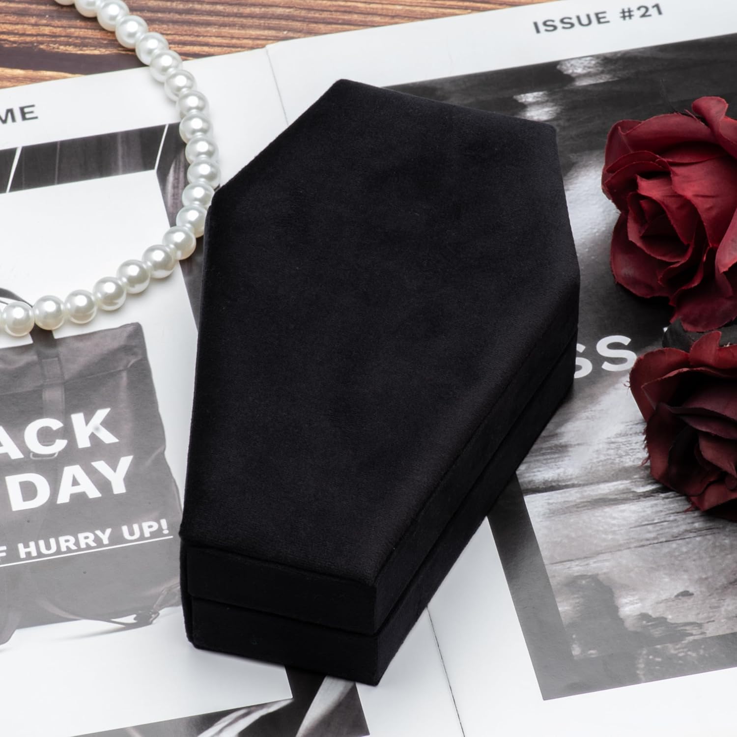 ⚰️Gothic Coffin Jewelry Storage Box