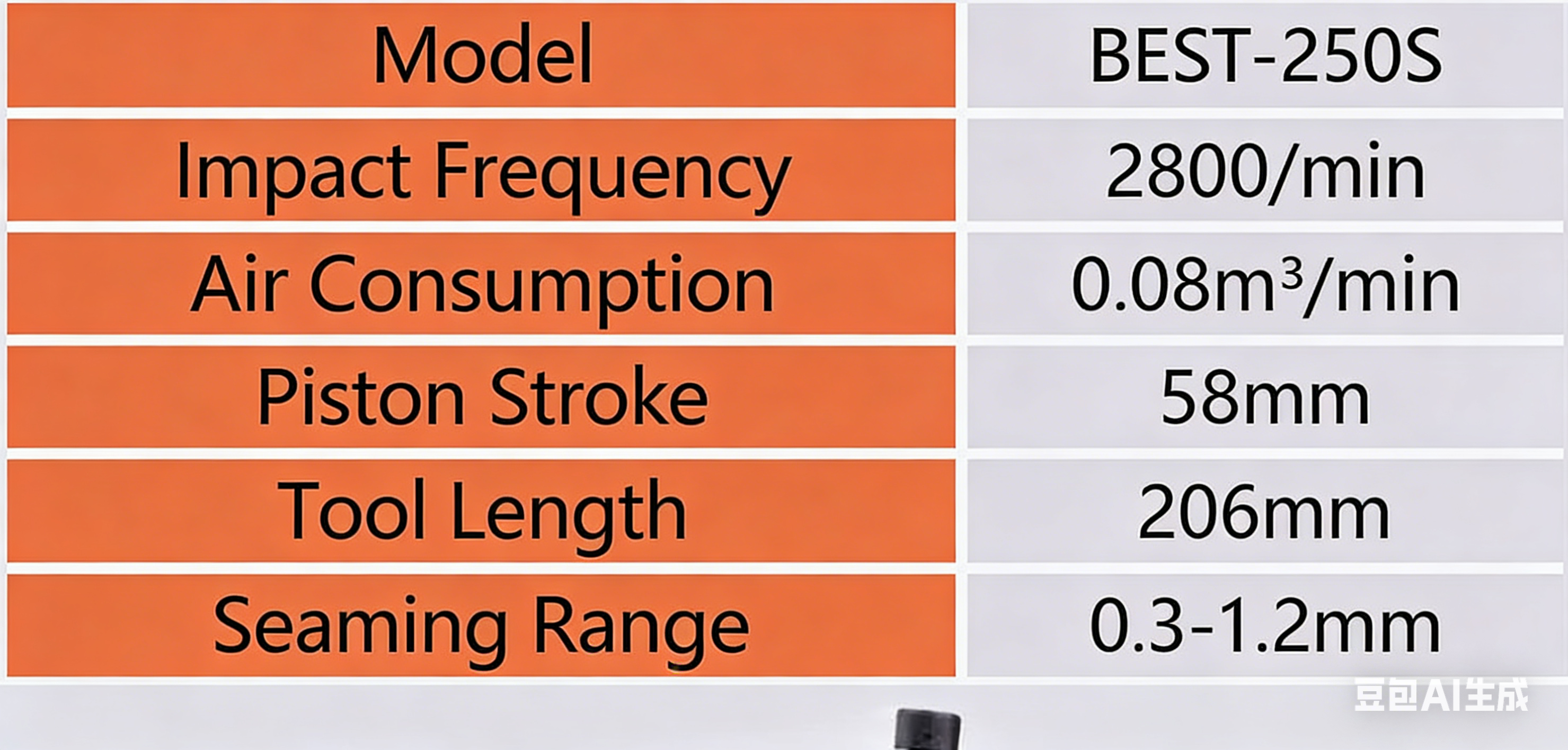 Pneumatic Seam Closer