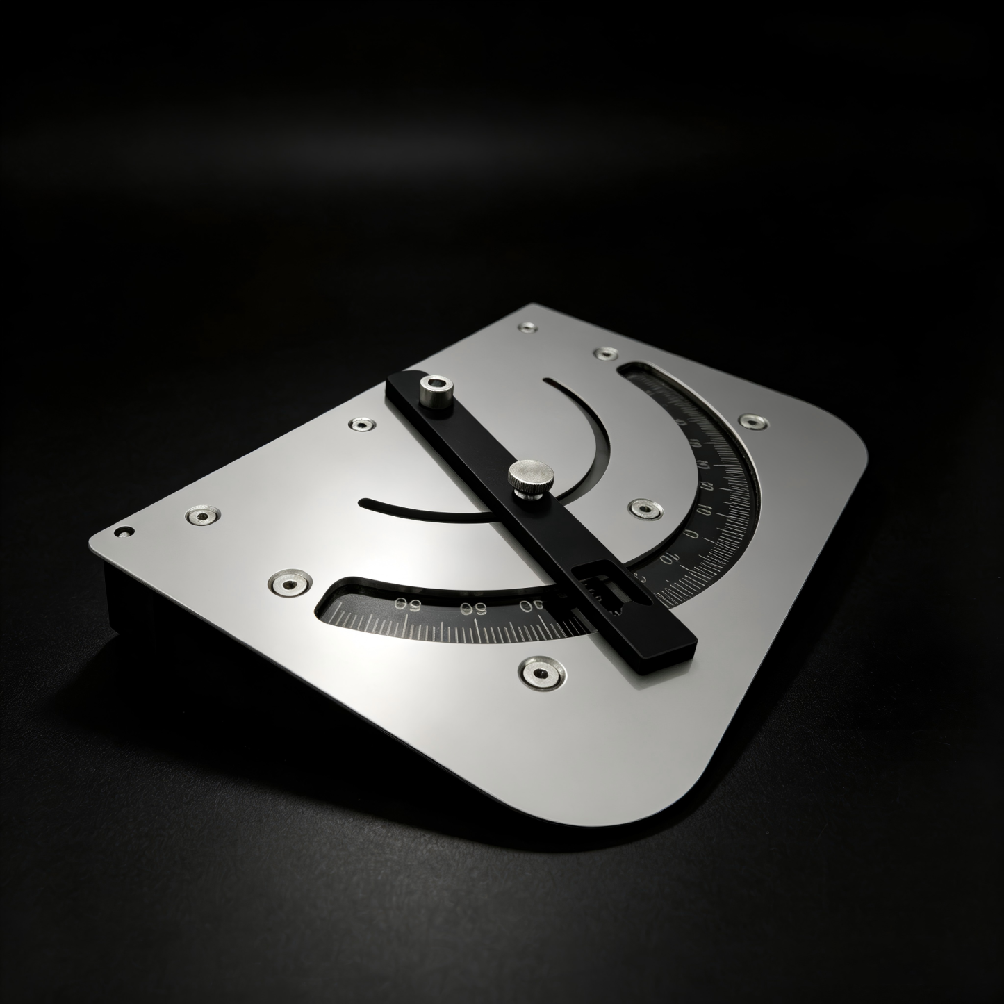 Magnetic squaring arm for press brake