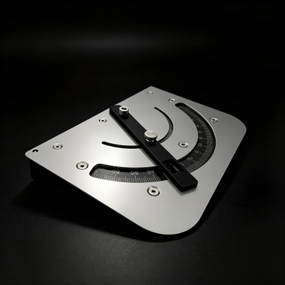 Magnetic squaring arm for press brake