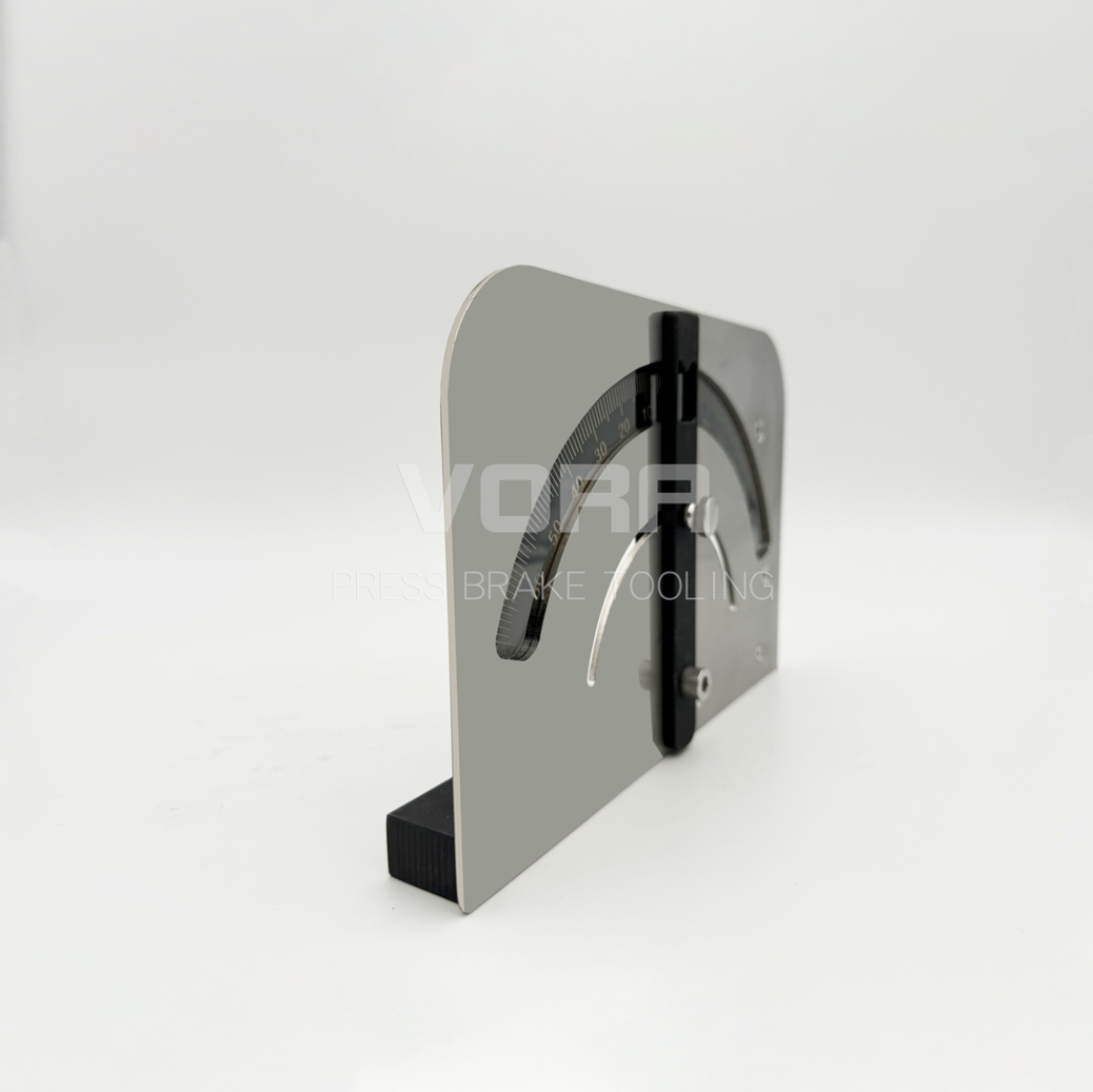 Magnetic squaring arm for press brake