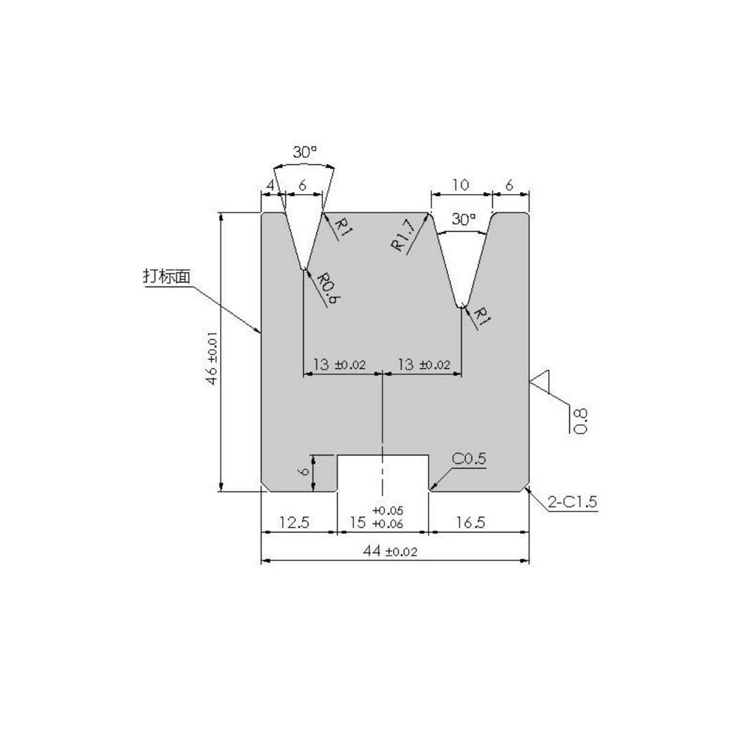 V6V10同心下模H46A30