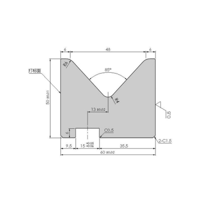 V48 concentric lower mold H46A85