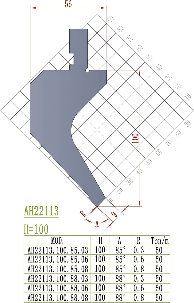 European Precision Style Punch AH22113
