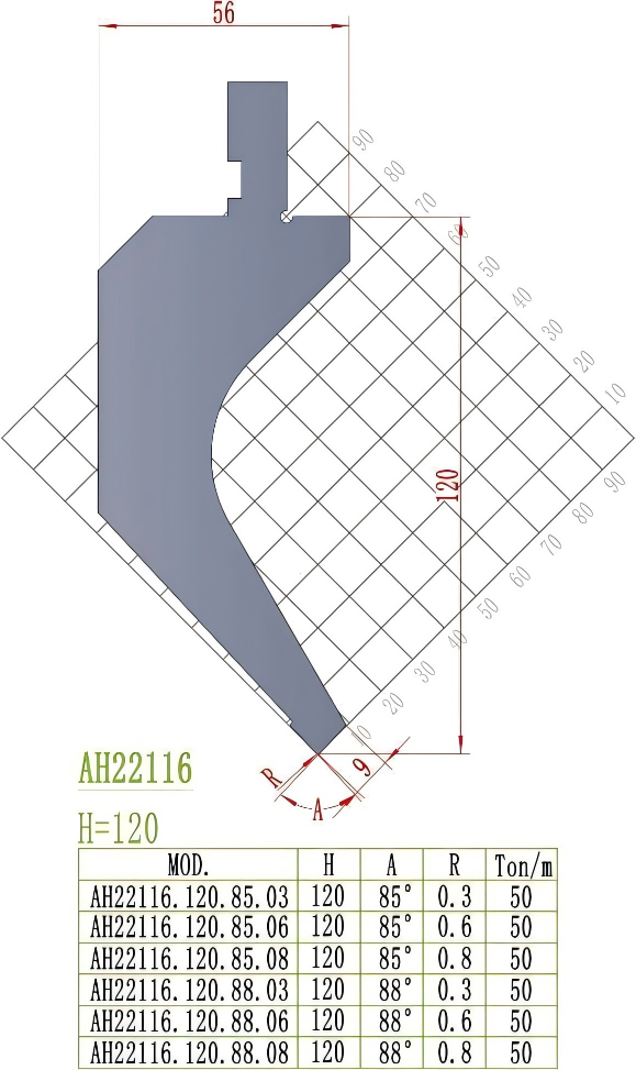 European Precision Style Punch AH22116