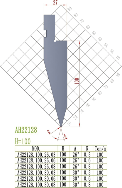 European Precision Style Punch AH22128