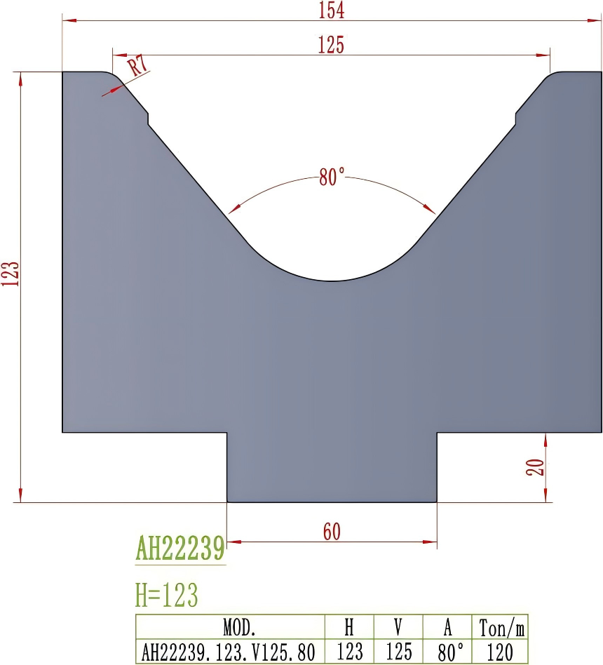 European Precision Style Die AH22239