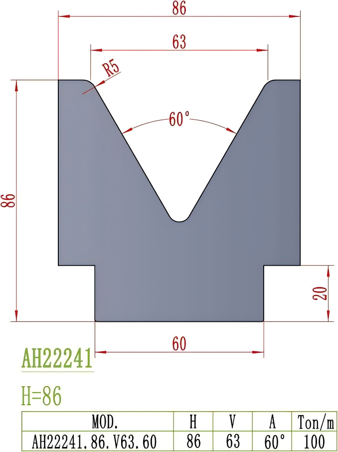 European Precision Style Die AH22241
