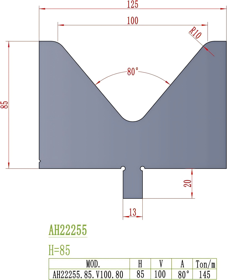 European Precision Style Die AH22255