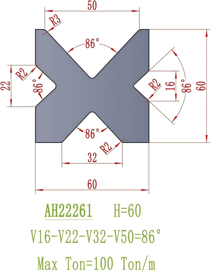European Precision Style Die AH22261