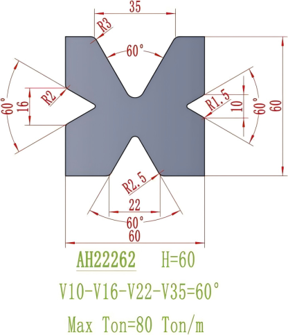 European Precision Style Die AH22262