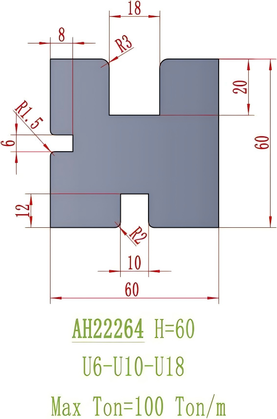 European Precision Style Die AH22264