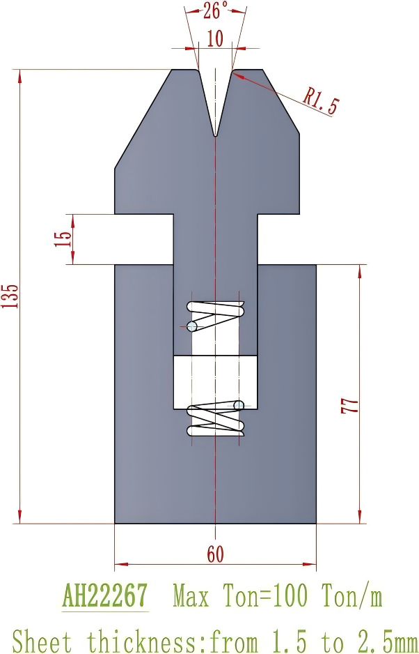 European Precision Style Die AH22267