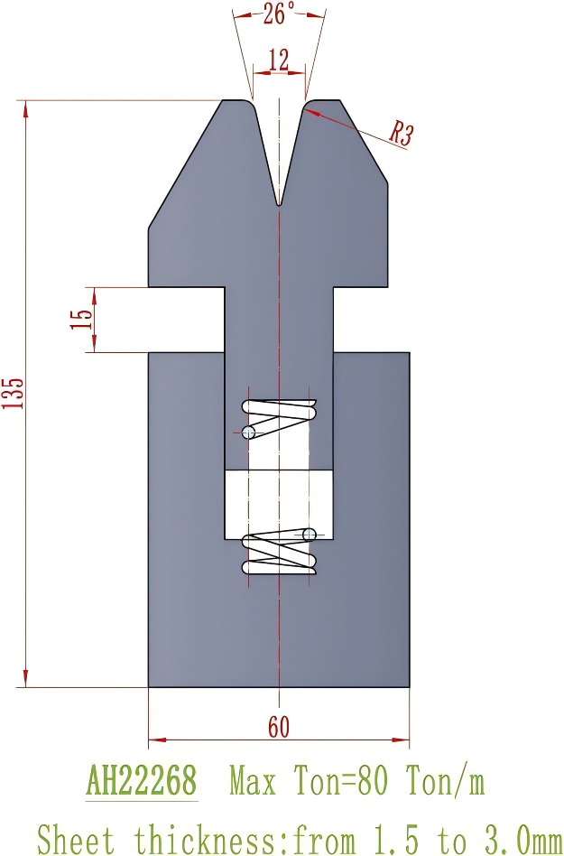 European Precision Style Die AH22268