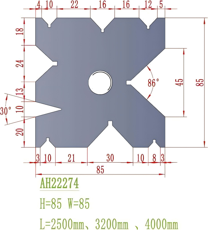 European Precision Style Die AH22274