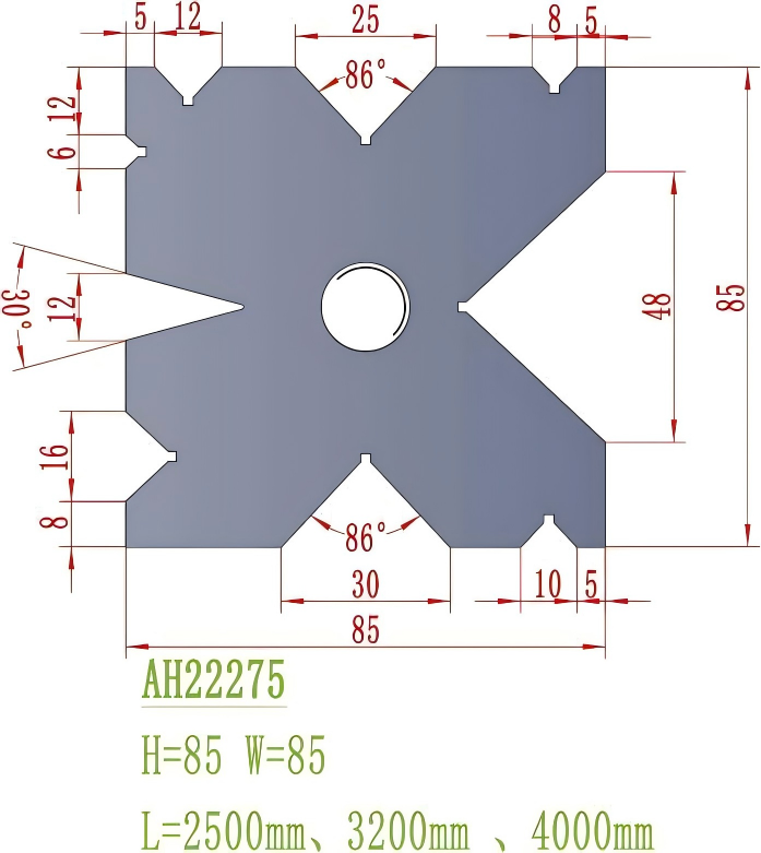 European Precision Style Die AH22275