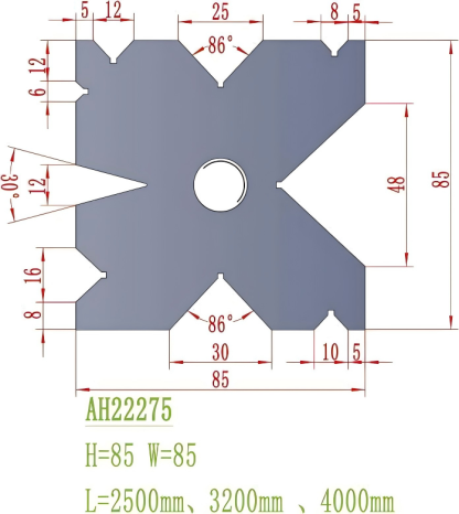 European Precision Style Die AH22275