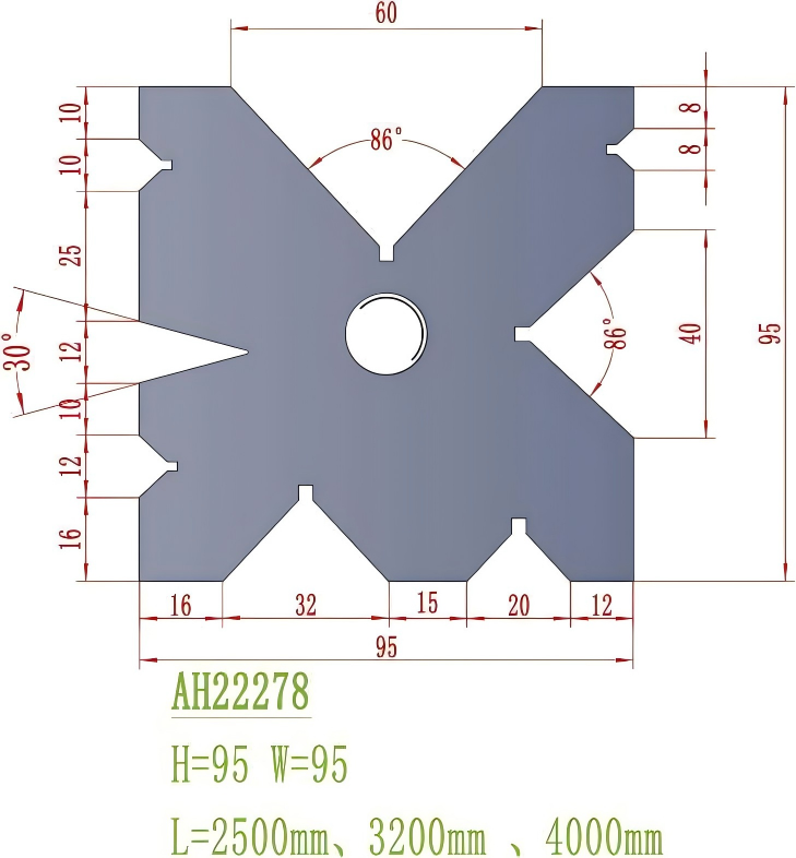 European Precision Style Die AH22278