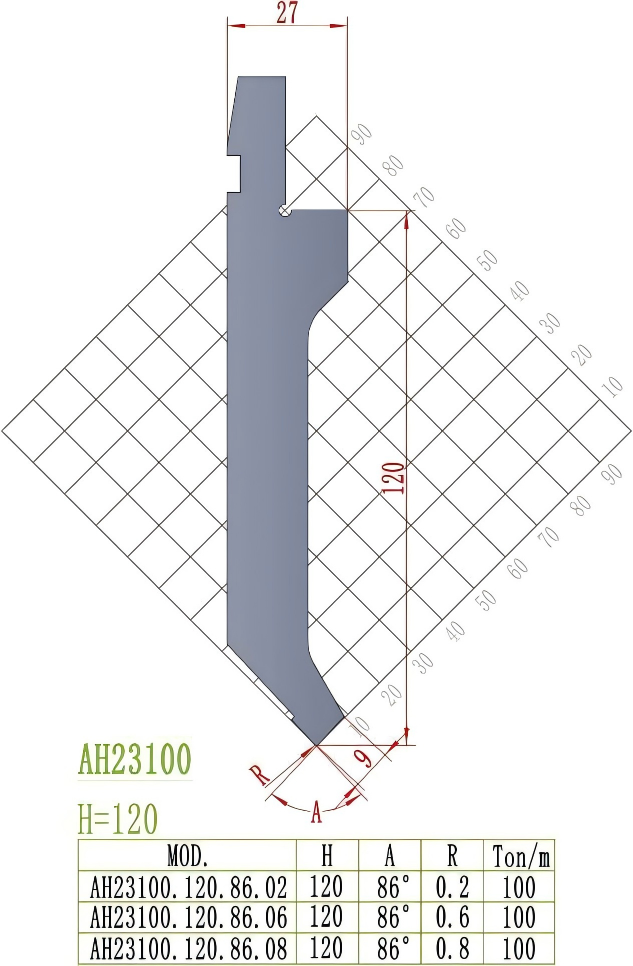 Amada Precision Style Punch AH23100