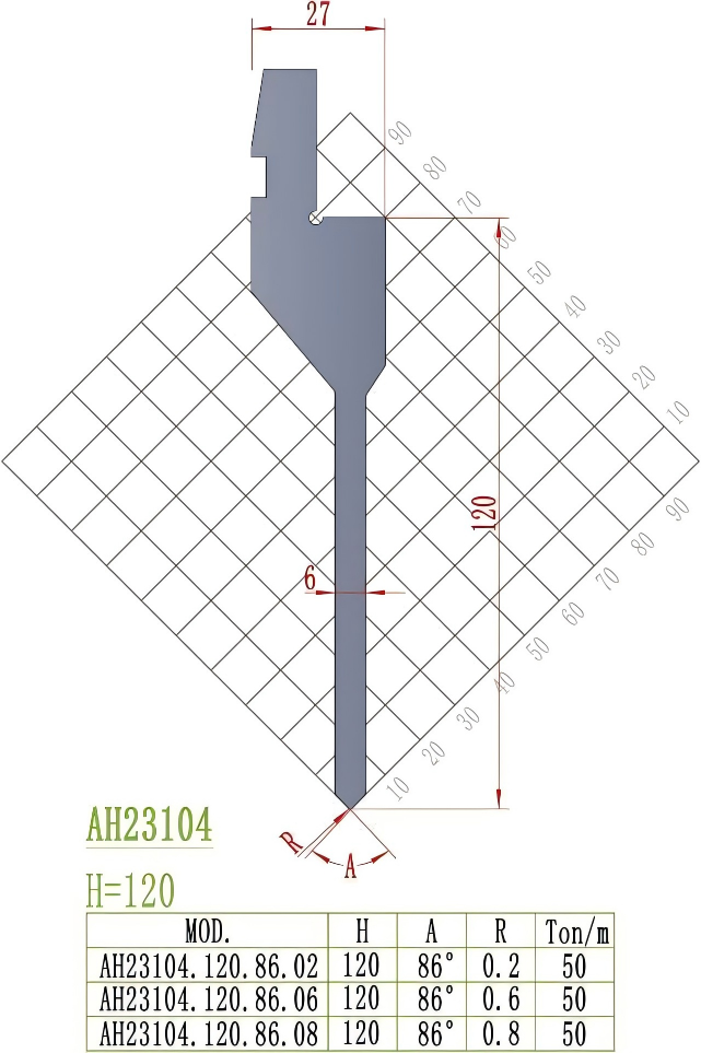Amada Precision Style Punch AH23104