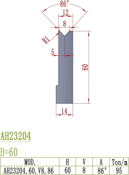 Amada Precision Style Punch AH23204