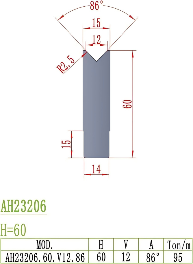 Amada Precision Style Punch AH23206