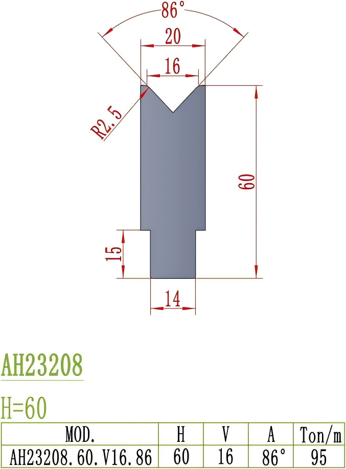 Amada Precision Style Punch AH23208
