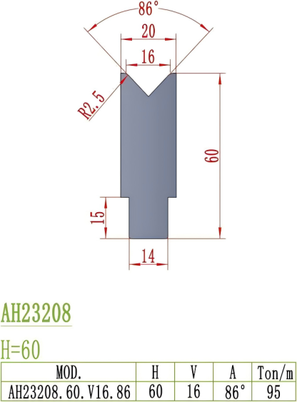 Amada Precision Style Punch AH23208