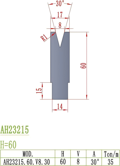 Amada Precision Style Punch AH23215