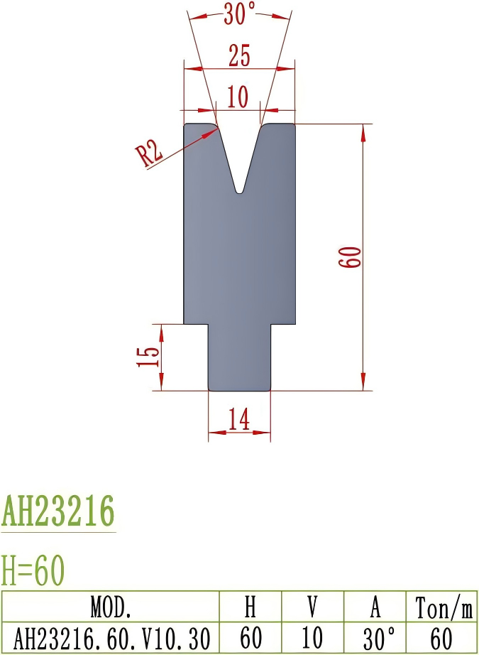 Amada Precision Style Punch AH23216