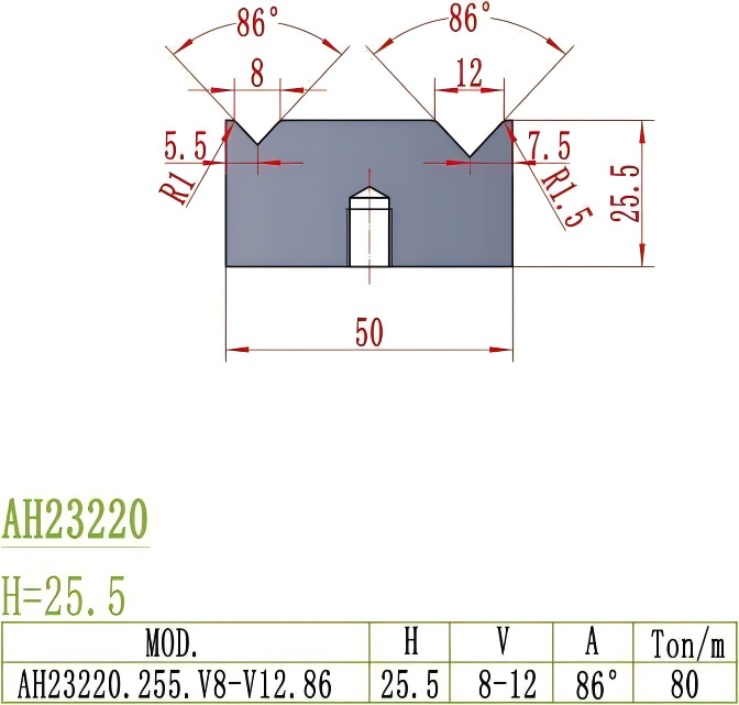 Amada Precision Style Punch AH23220