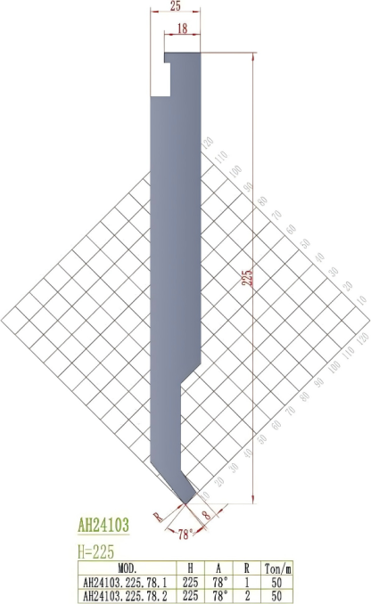 LVD Precision Style Punch AH24103