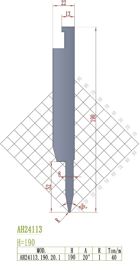 LVD Precision Style Punch AH24113