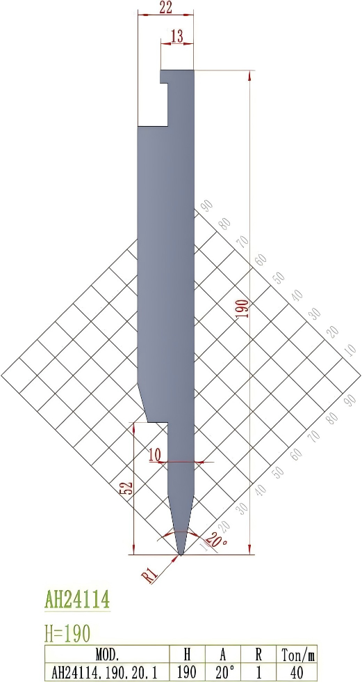 LVD Precision Style Punch AH24114