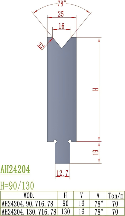 LVD Precision Style Punch AH24204