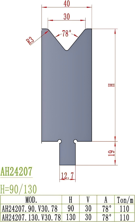 LVD Precision Style Punch AH24207